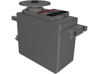 Hitec HS-475HB Servo Motor 3D Model