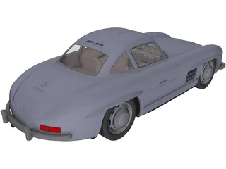 Mercedes-Benz 300 SL 3D Model