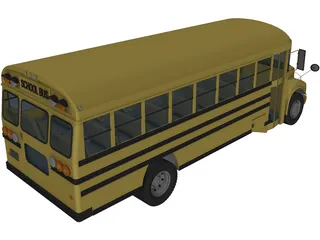 School Bus 3D Model