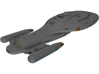 Star Trek Voyager 3D Model