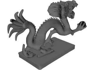 Chinese Dragon 3D Model