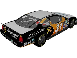 Nascar Stock Car 3D Model