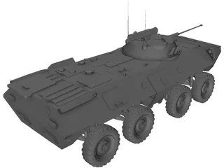 BTR-90 3D Model