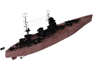 HMS Nelson 3D Model