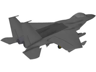 F-15A 3D Model