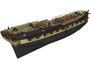 HMS Surprise 3D Model