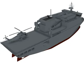 HMNZS Canterbury 3D Model