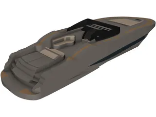 Speed Boat 3D Model