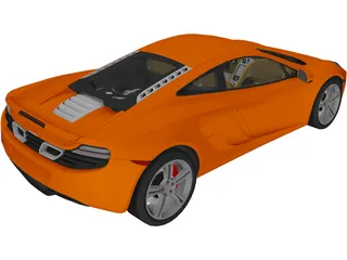 McLaren MP4-12C 3D Model