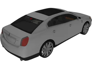 Lincoln MKS (2009) 3D Model