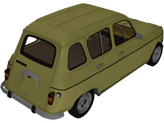 Renault 4 3D Model