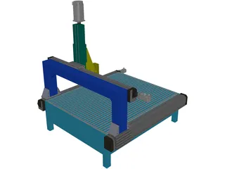 Milling Machine 3D Model