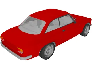 Alfa Romeo Giulia Sprint GTA 3D Model