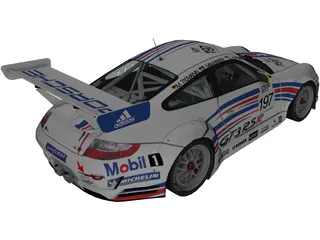 Porsche 911 997 GT3 RSR 3D Model