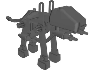 Mechanical Dinosaur Toy 3D Model