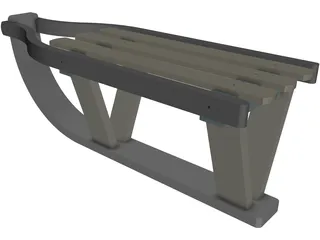 Sport Sledge 3D Model