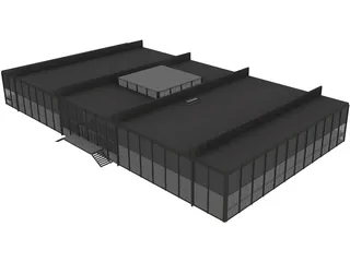 Crown Hall 3D Model