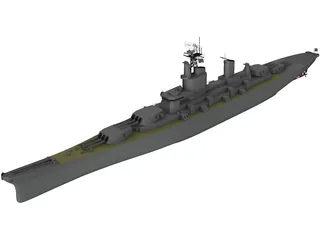 USS Montana 3D Model