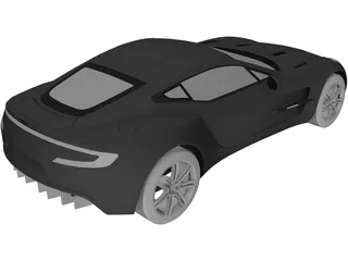 Aston Martin One-77 3D Model