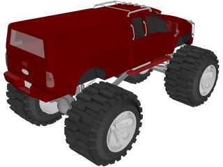 Ford Super Duty 3D Model