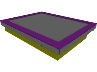 Monitor 3D Model