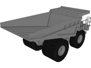 Mine Truck 3D Model