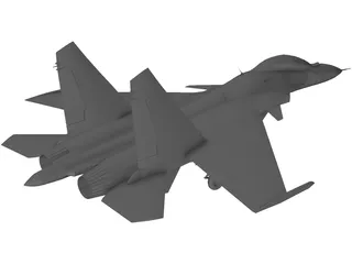 Sukhoi Su-30 3D Model