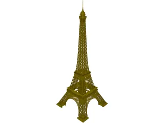 Eiffel Tower 3D Model