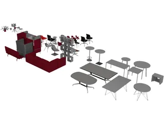 Furniture Set 3D Model
