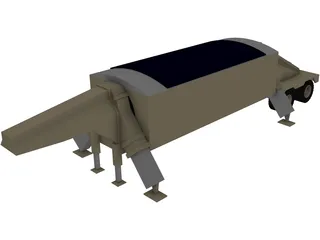 THAAD Radar 3D Model