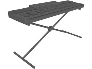 Keyboard Electric 3D Model