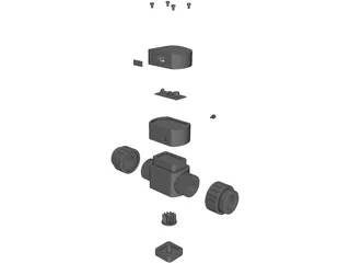 Flow Sensor 3D Model