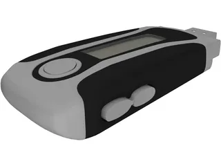 MP3 Player 3D Model