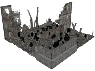 City Ruins 3D Model