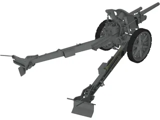 Light Field Howitzer 3D Model