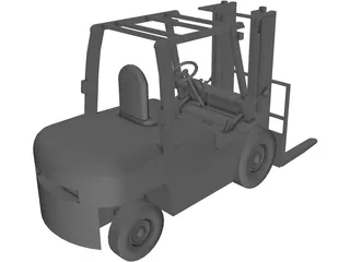 Forklift 54in 3D Model