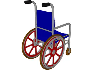 Wheelchair 3D Model