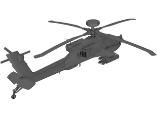 Boeing AH-64 Apache 3D Model