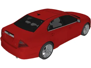 Ford Fusion (2010) 3D Model