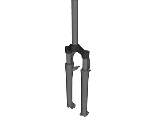 Front Fork Mountain Bike 3D Model