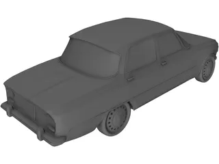 Alfa Romeo Giulia (1970) 3D Model