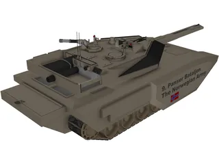 Future Tank 3D Model