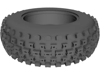 Wheel and Tire ATV Front 3D Model