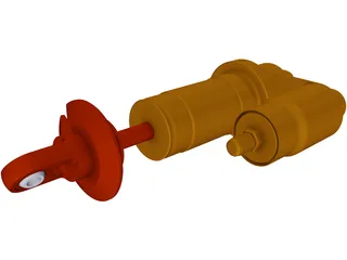 Shock Absorber PA-7800 3D Model