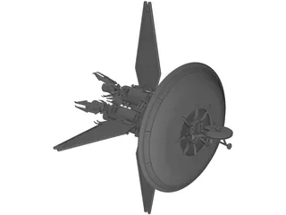 Babylon 5 Earth Force One 3D Model