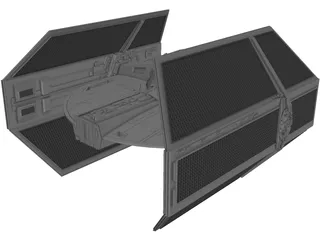 Star Wars Tie Fighter 3D Model