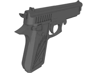 Beretta 9mm 3D Model