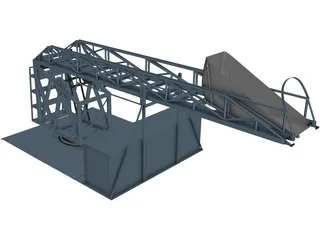 Crane for Pickup Truck 3D Model