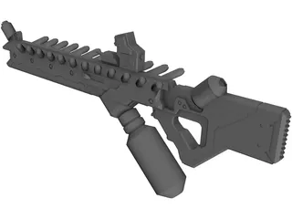 District 9 Assault Rifle 3D Model
