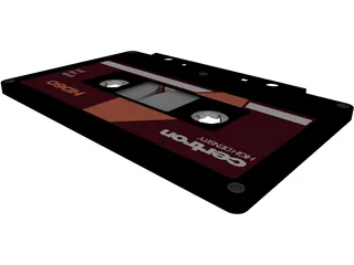 Cassette Tape 3D Model